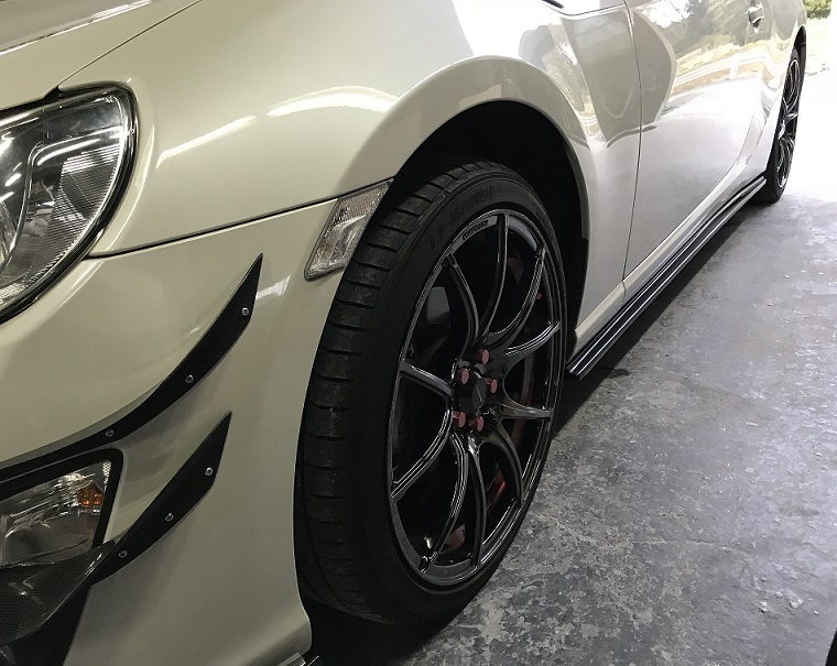 ZN6 ハチロク トヨタ 86 スバル BRZ 共通 サイドステップ　アンダー フラップ 未塗装　ZC6