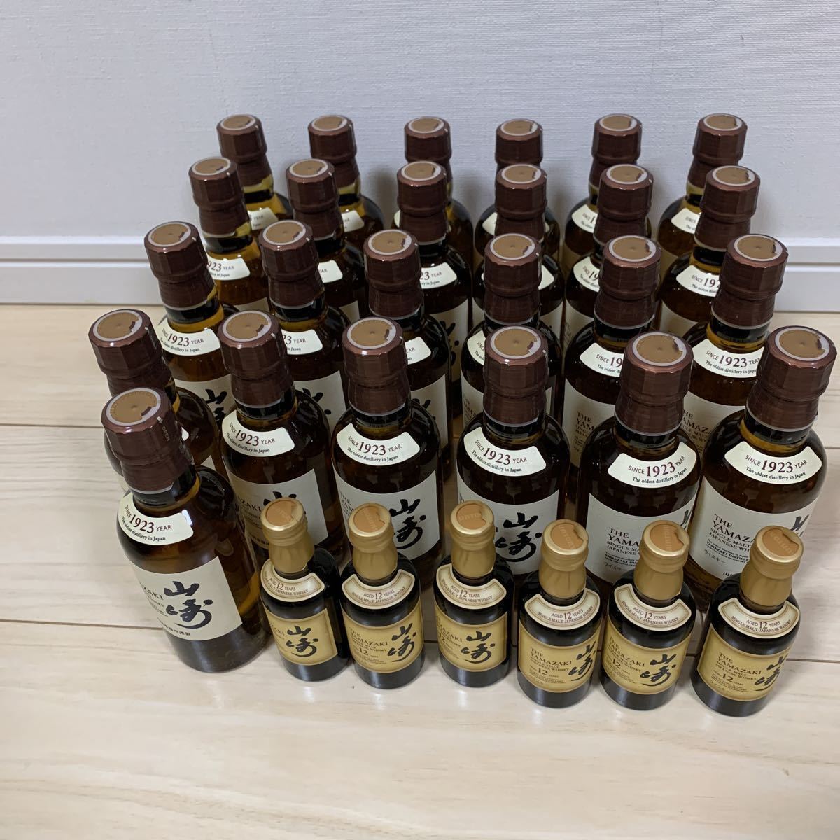 サントリー 山崎 ノンビンテージ NV 180ml×25本 山崎12年 50ml×6本