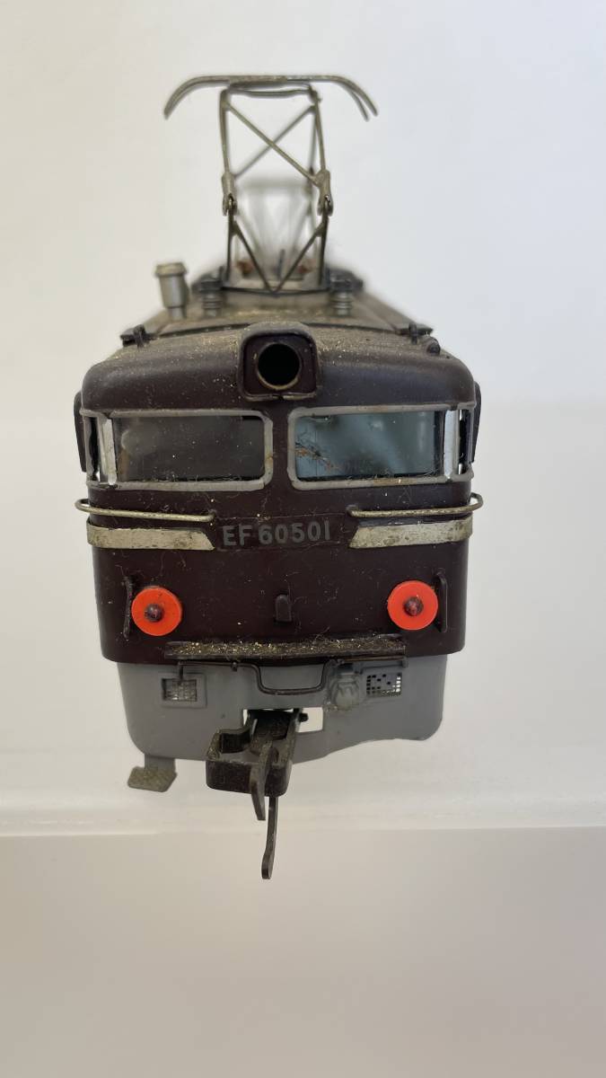 Yahoo!オークション - 茶色 電気機関車 カツミ EF60 直流電気機関車 HO