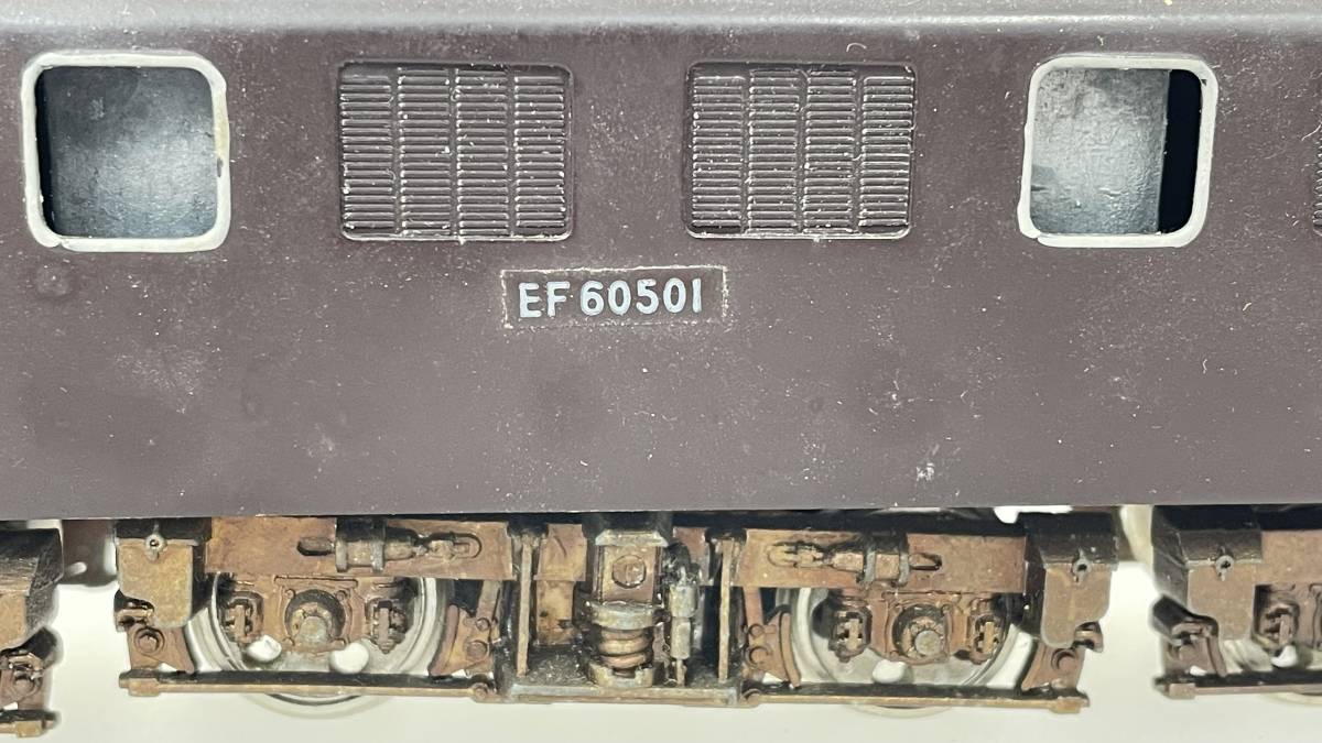 Yahoo!オークション - 茶色 電気機関車 カツミ EF60 直流電気機関車 HO