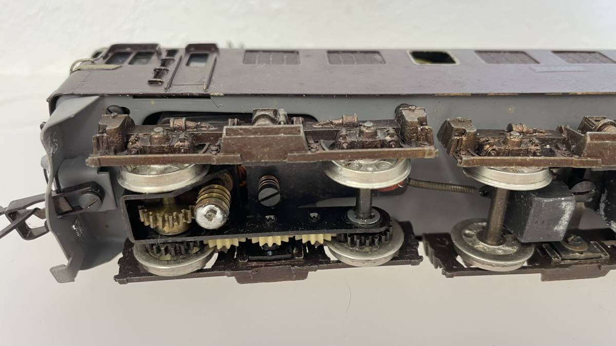Yahoo!オークション - 茶色 電気機関車 カツミ EF60 直流電気機関車 HO