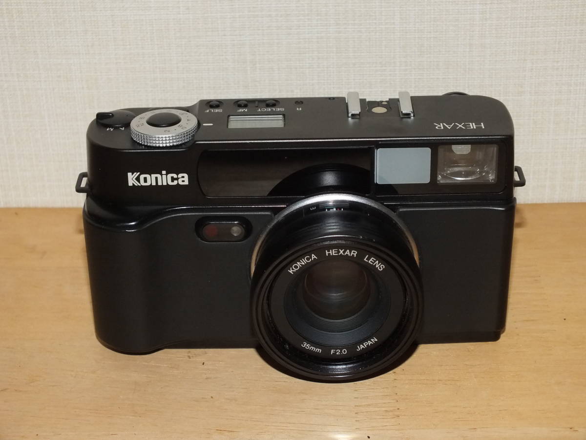 Konica HEXAR コニカ ヘキサー35mmF2.0革ケース•取説 Konica HEXAR コニカ ヘキサー35mmF2.0革ケース•取説