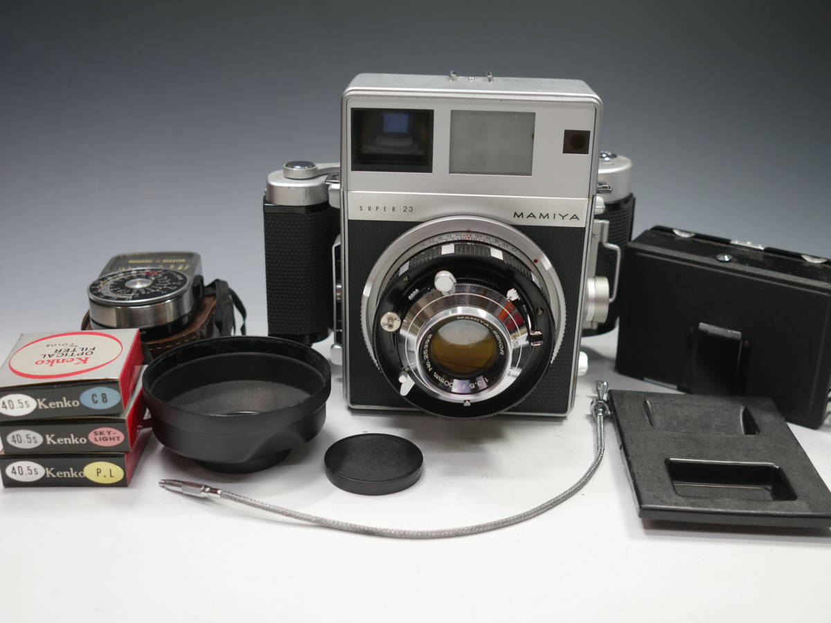 ◇MAMIYA【SUPER 23】中判カメラ【MAMIYA-SEKOR 1:3.5 f=100mm】ハード