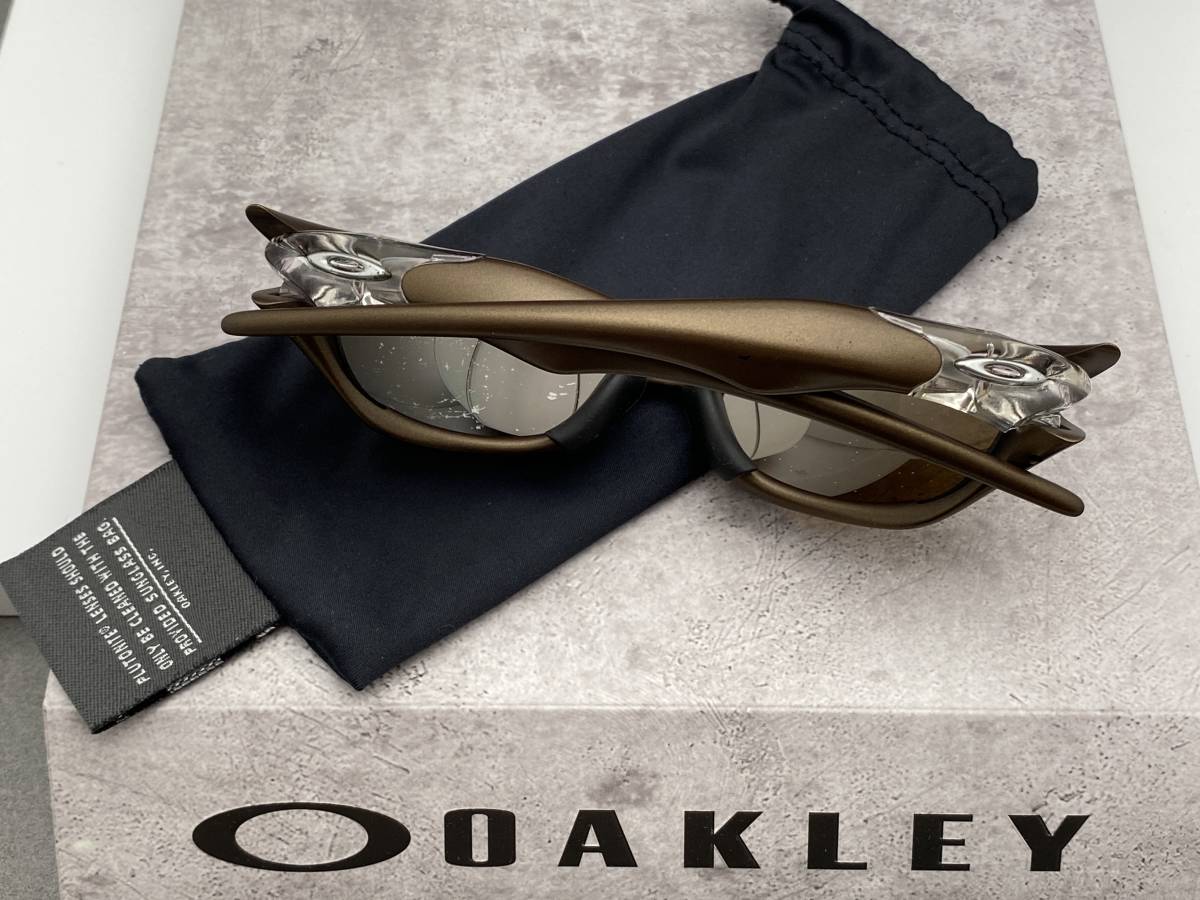 偏光 OAKLEYオークリー VALVEバルブ Bronzeブロンズ/Titanium Iridium 