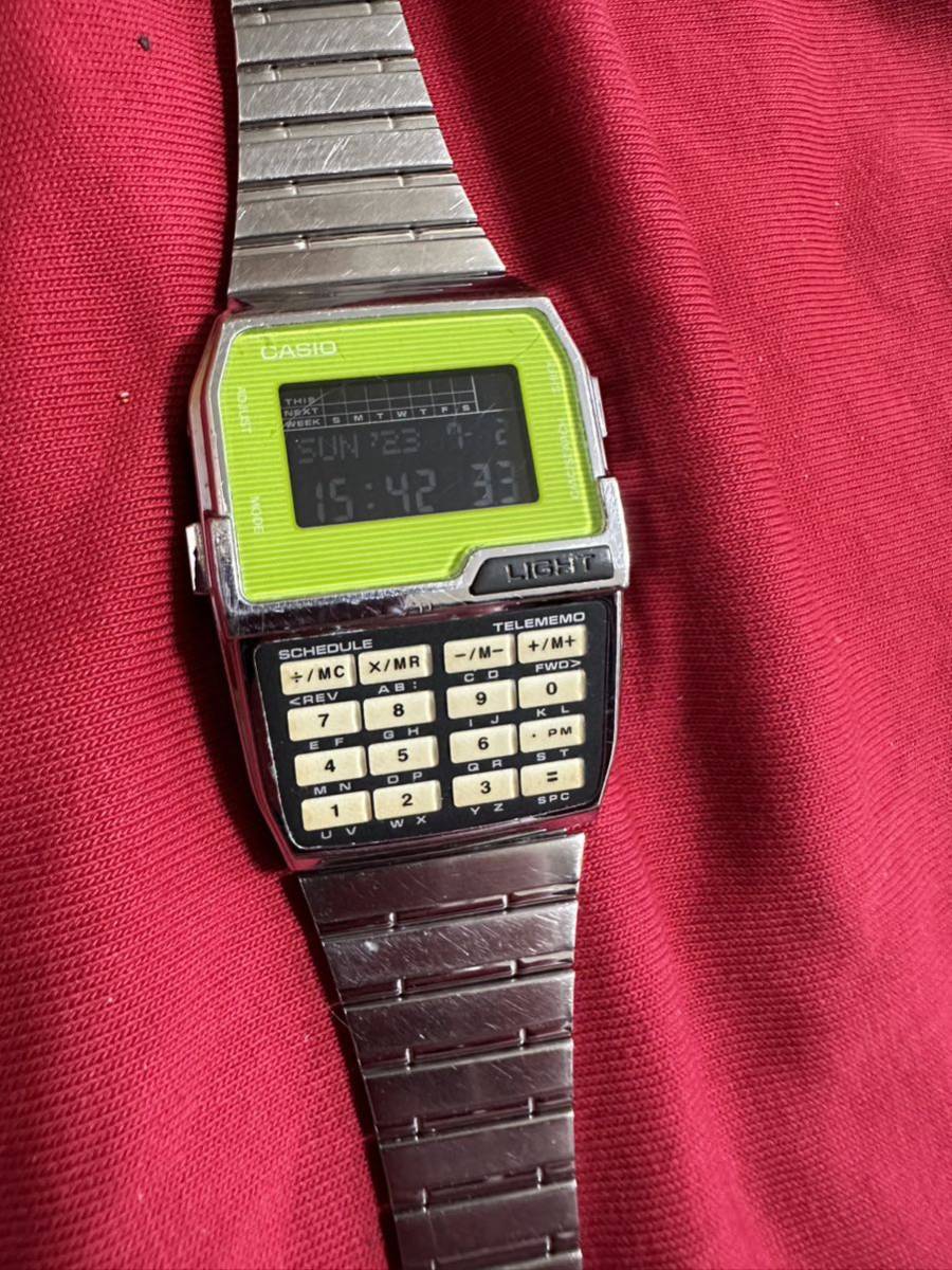 希少 CASIO DBC-1500 data bank データバンク カシオ 腕時計 【公式通販】