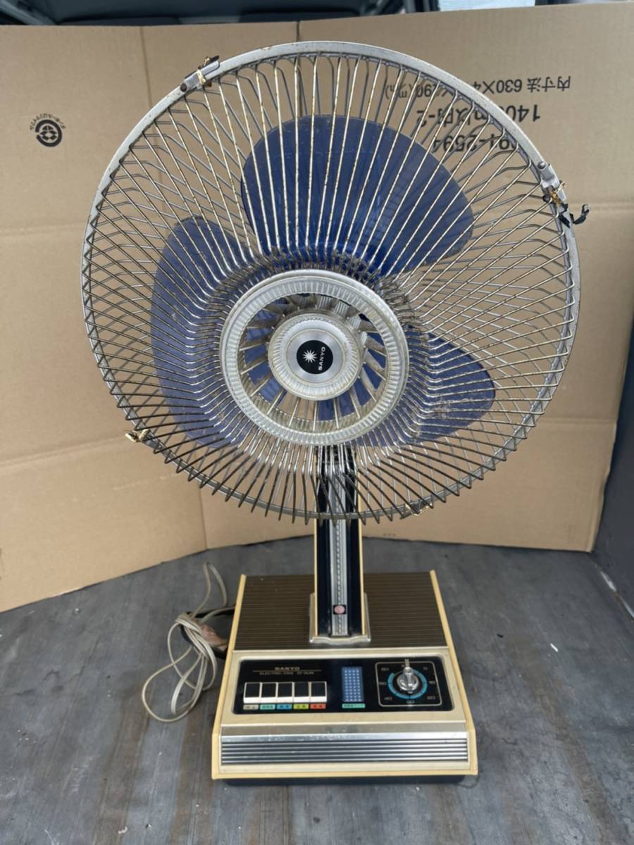 SANYO ELECTRIC FAN EF-6UN 扇風機 本体 1円 力 動作品 SANYO サンヨー 扇風機 ELECTRIC FAN EF-6UN 昭和レトロ