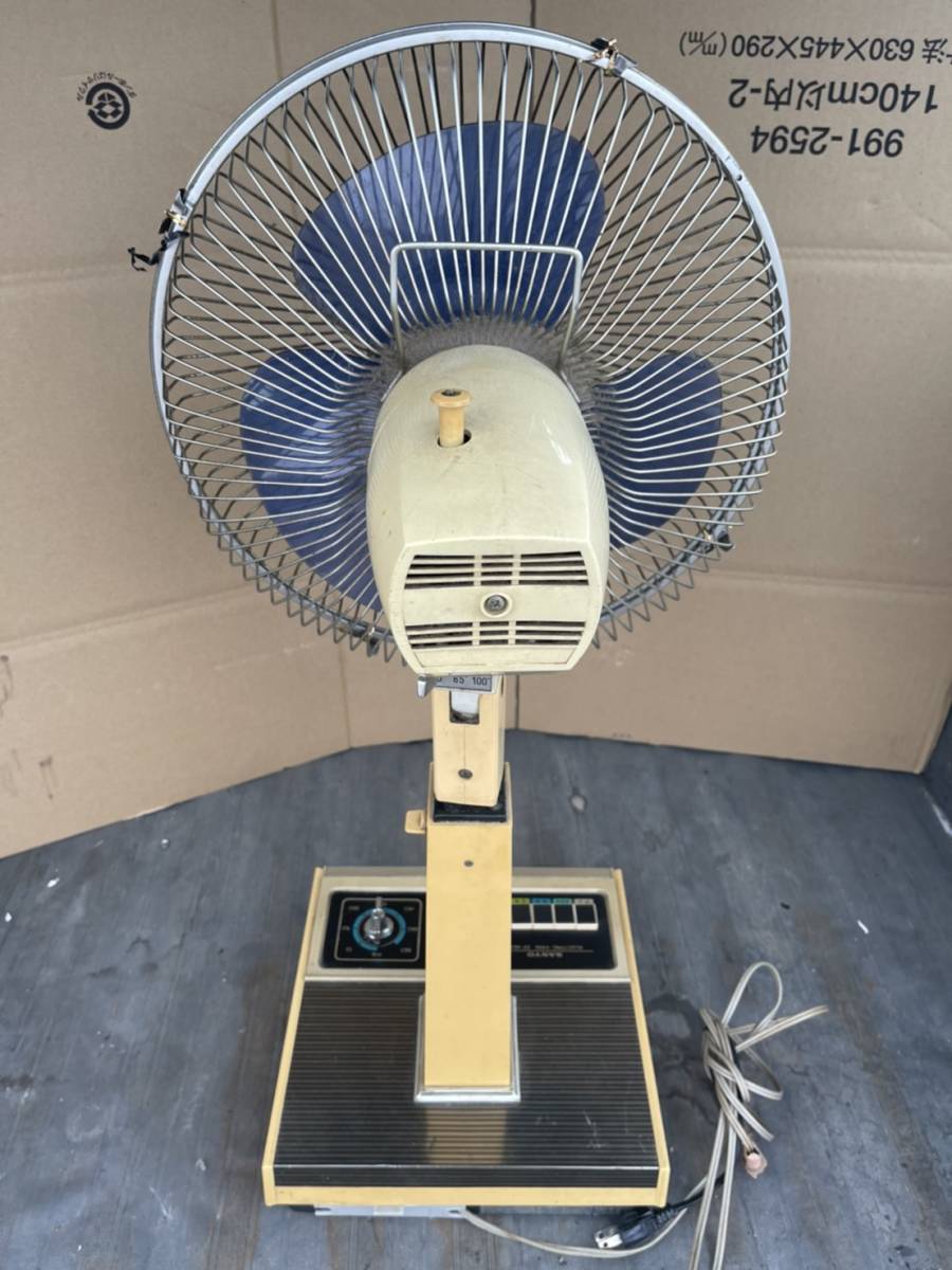 1円 力 動作品 SANYO サンヨー 扇風機 ELECTRIC FAN EF-6UN 昭和レトロ