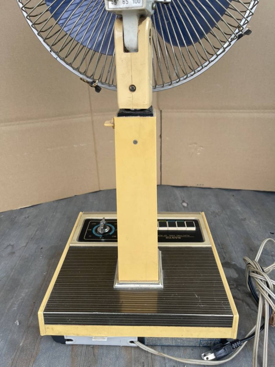 1円 力 動作品 SANYO サンヨー 扇風機 ELECTRIC FAN EF-6UN 昭和レトロ