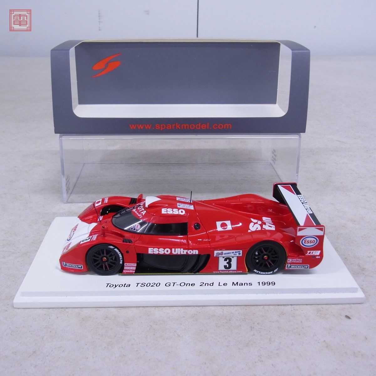 スパーク 1⁄43 トヨタ TS020 GT-One ル・マン 1999 2位 #3 No.S2384