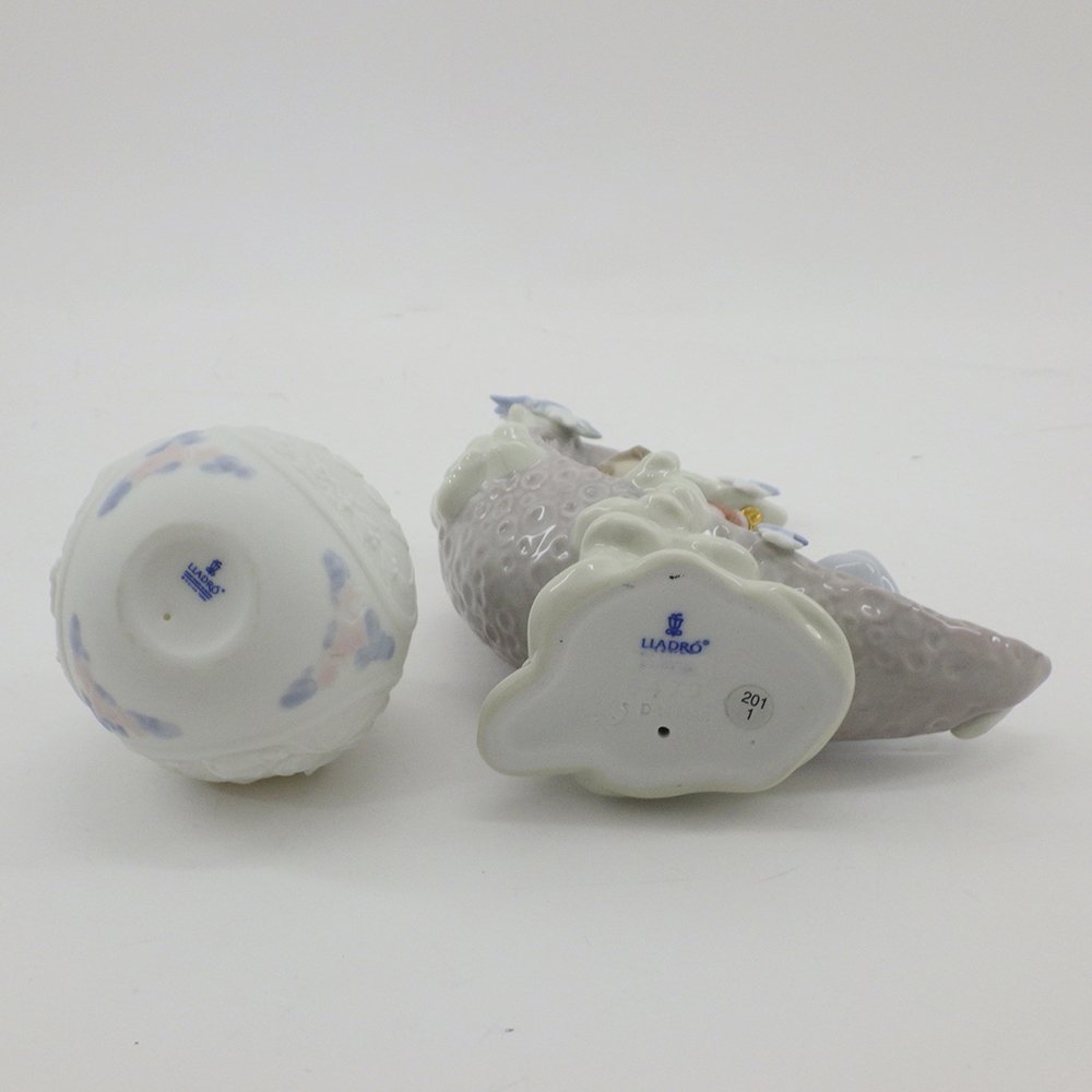 1円～ Lladro リヤドロ #6479 お月様のベット 1992年版 クリスマス