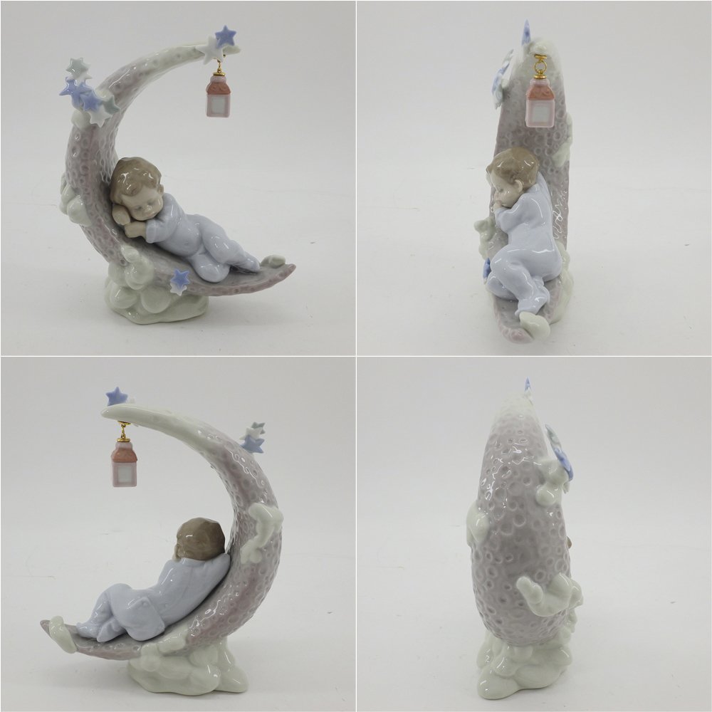 1円～ Lladro リヤドロ #6479 お月様のベット 1992年版 クリスマス