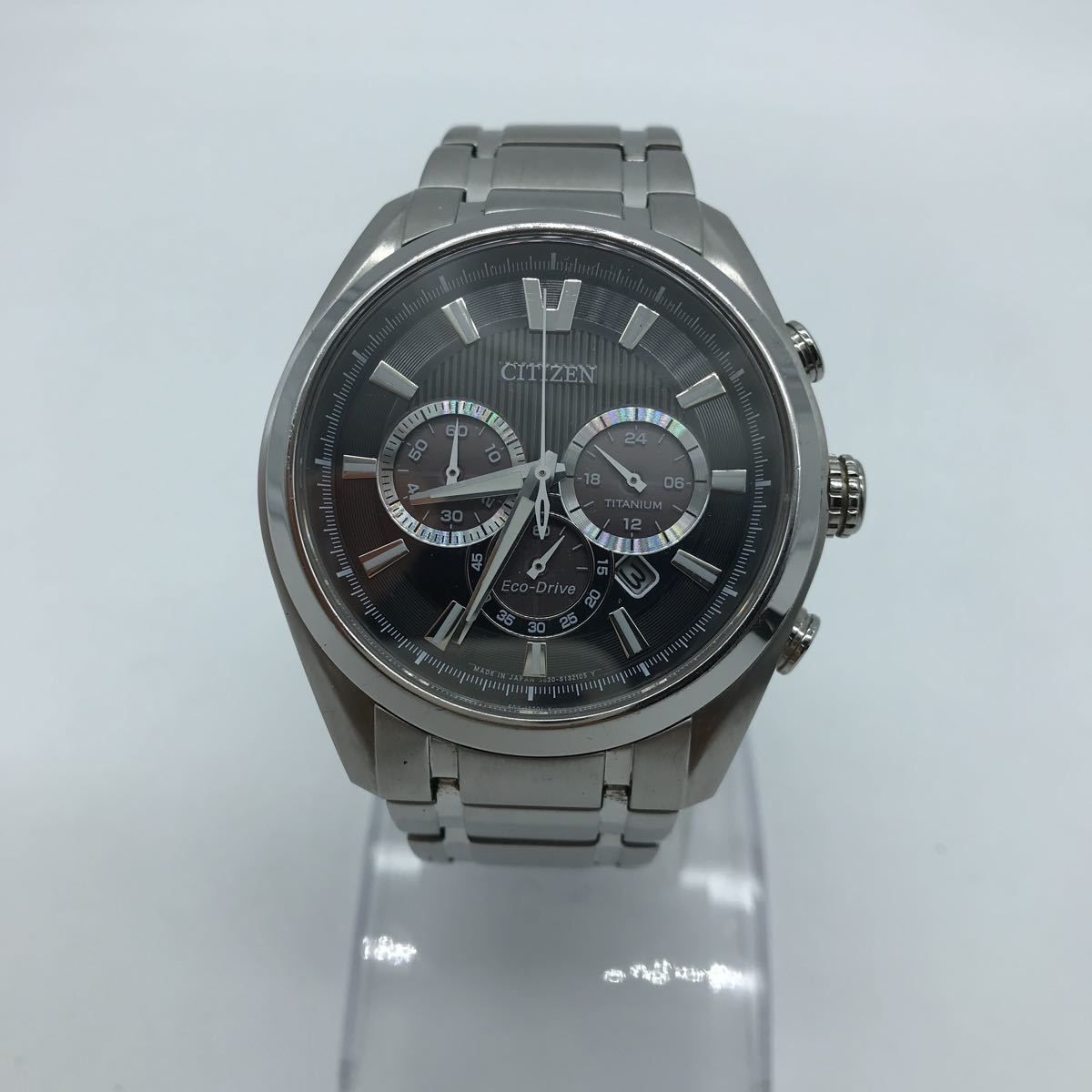 CITIZEN シチズン B620-S088071 エコドライブ ソーラー腕時計 動作品 
