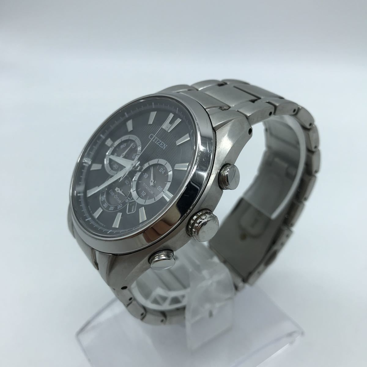 CITIZEN シチズン B620-S088071 エコドライブ ソーラー腕時計 動作品 