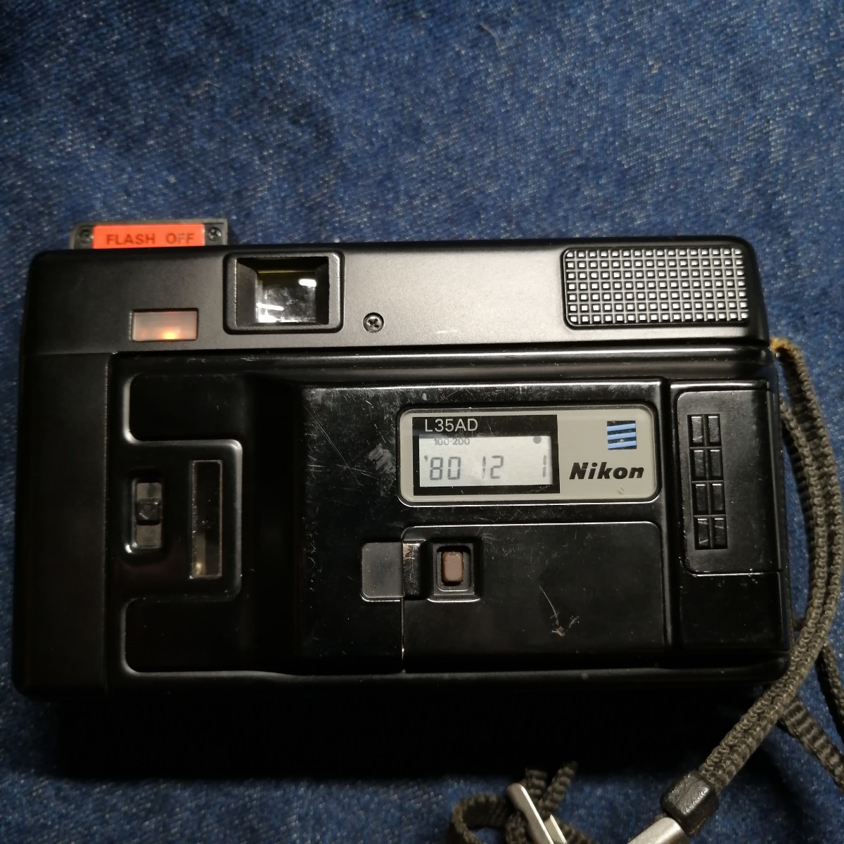 完動品 Nikon L35AD ピカイチ #460 コンパクトフィルムカメラ 1円