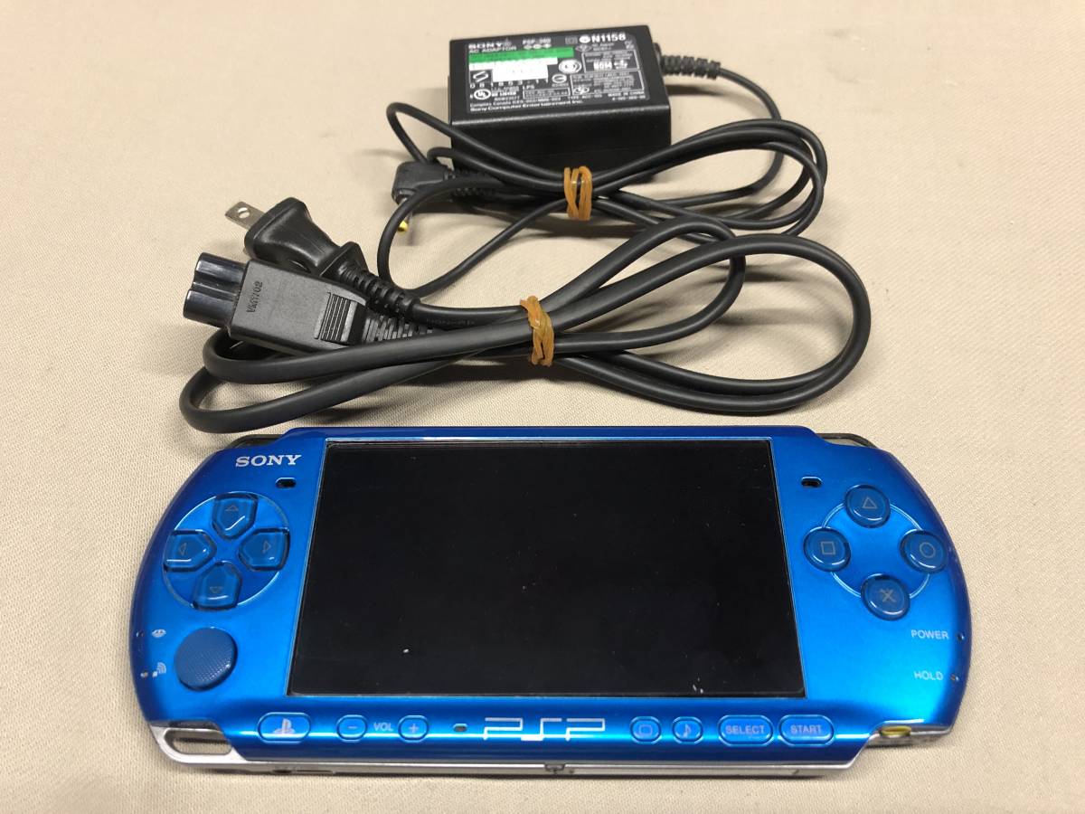 PSP3000 本体　ブルー　充電器付
