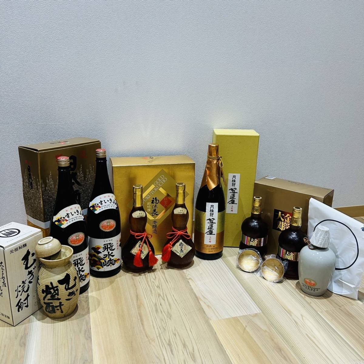AMT-4781】1円～未開封 焼酎 日本酒 おまとめ 6点セット (豊後路/笠置 