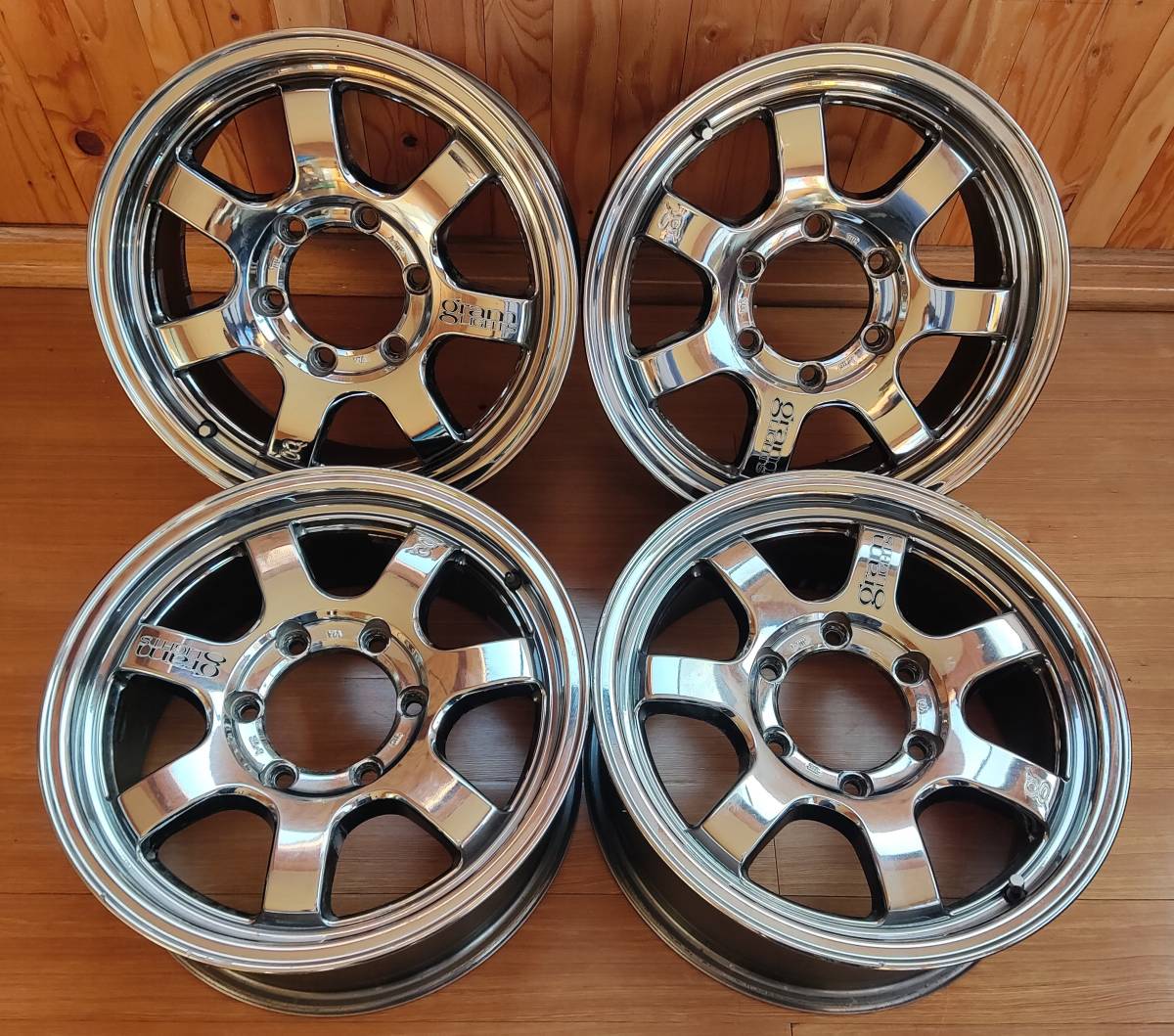 必見！RAYS GRAM LIGHTS 57 SX メッキ！16X7JJ ET38 6H/139.7 4本 