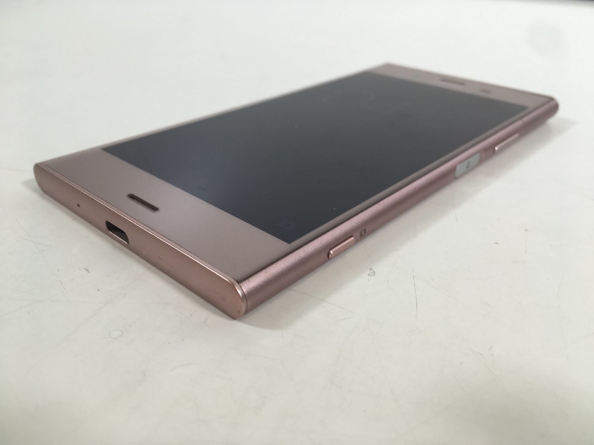 SONY ソニー Xperia エクスペリア XZ1 SOV36 ピンク SIMフリー au 判定