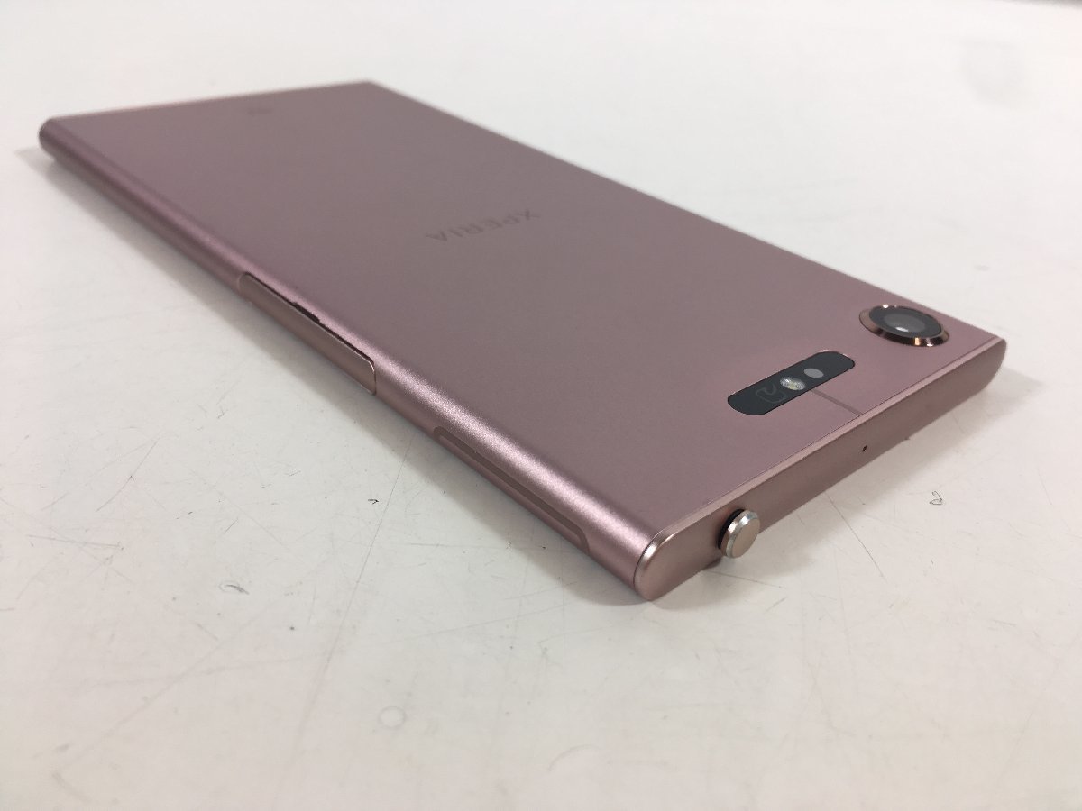 SONY ソニー Xperia エクスペリア XZ1 SOV36 ピンク SIMフリー au 判定