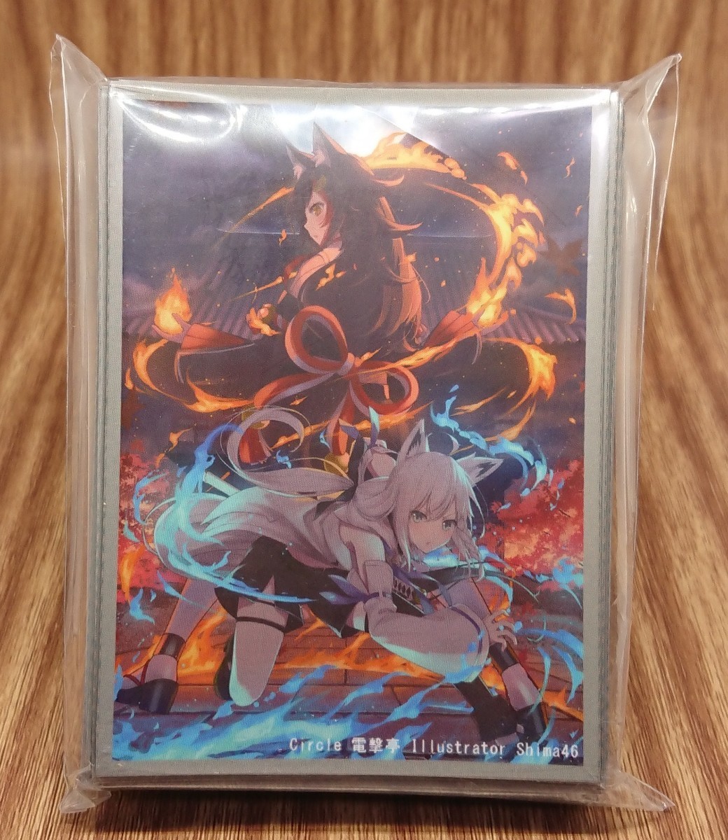 未開封 スリーブ ホロライブ 白上フブキ 猫又おかゆ 戌神ころね 大神ミオ B