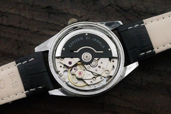 519 CITIZEN SEVEN STAR Deluxe 7 21JEWELS AT ACSS 52701-TA シチズン 