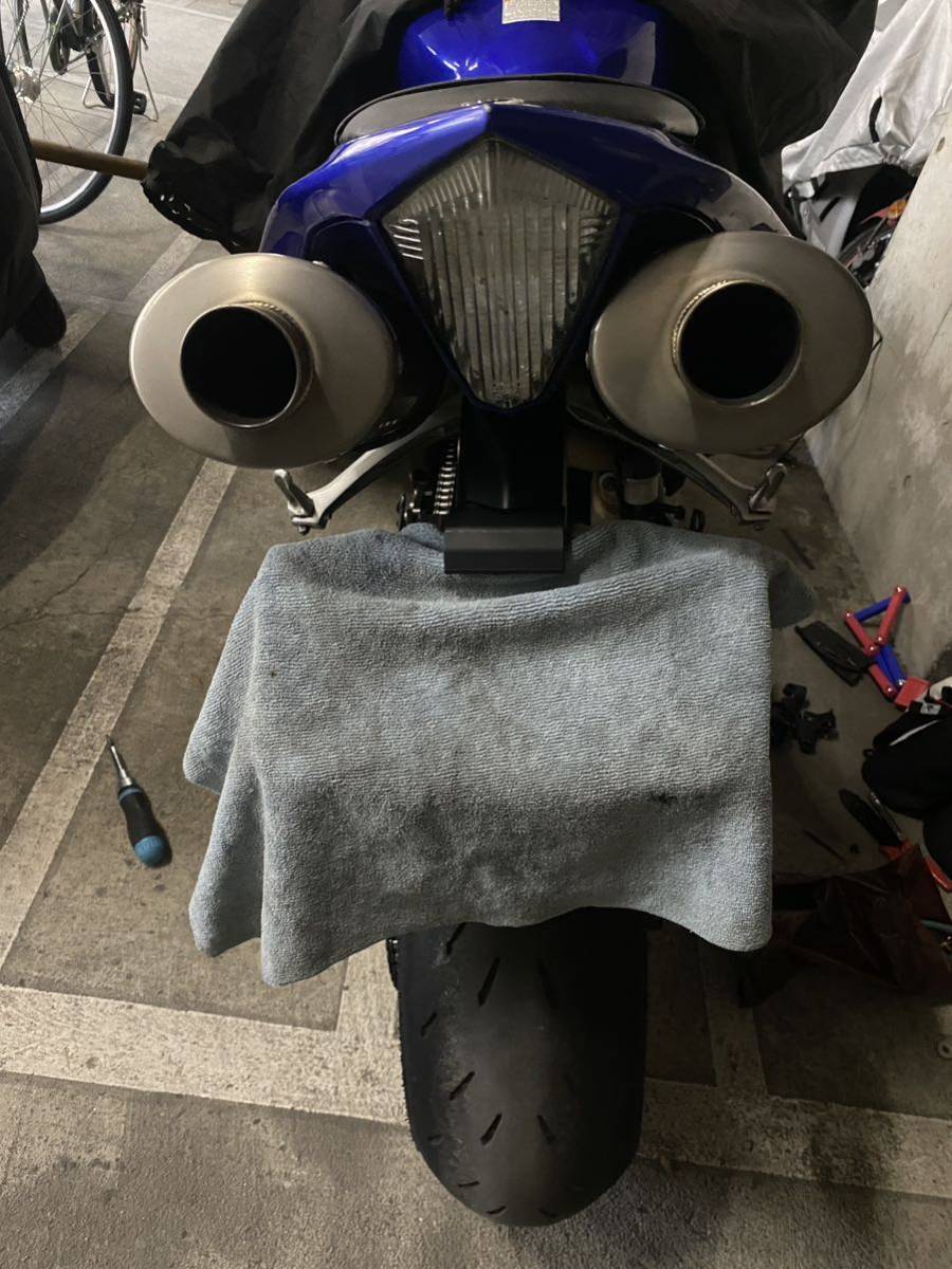 ヤマハ YZF-R1 4C8 (07-08) micron マイクロン製 スリップオンマフラー 