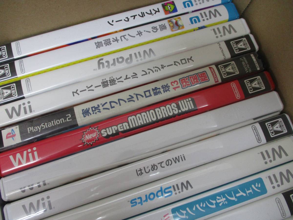 2025，お得】 4171P ゲーム ソフト 大量ジャンク 約125個☆ WiiU Wii