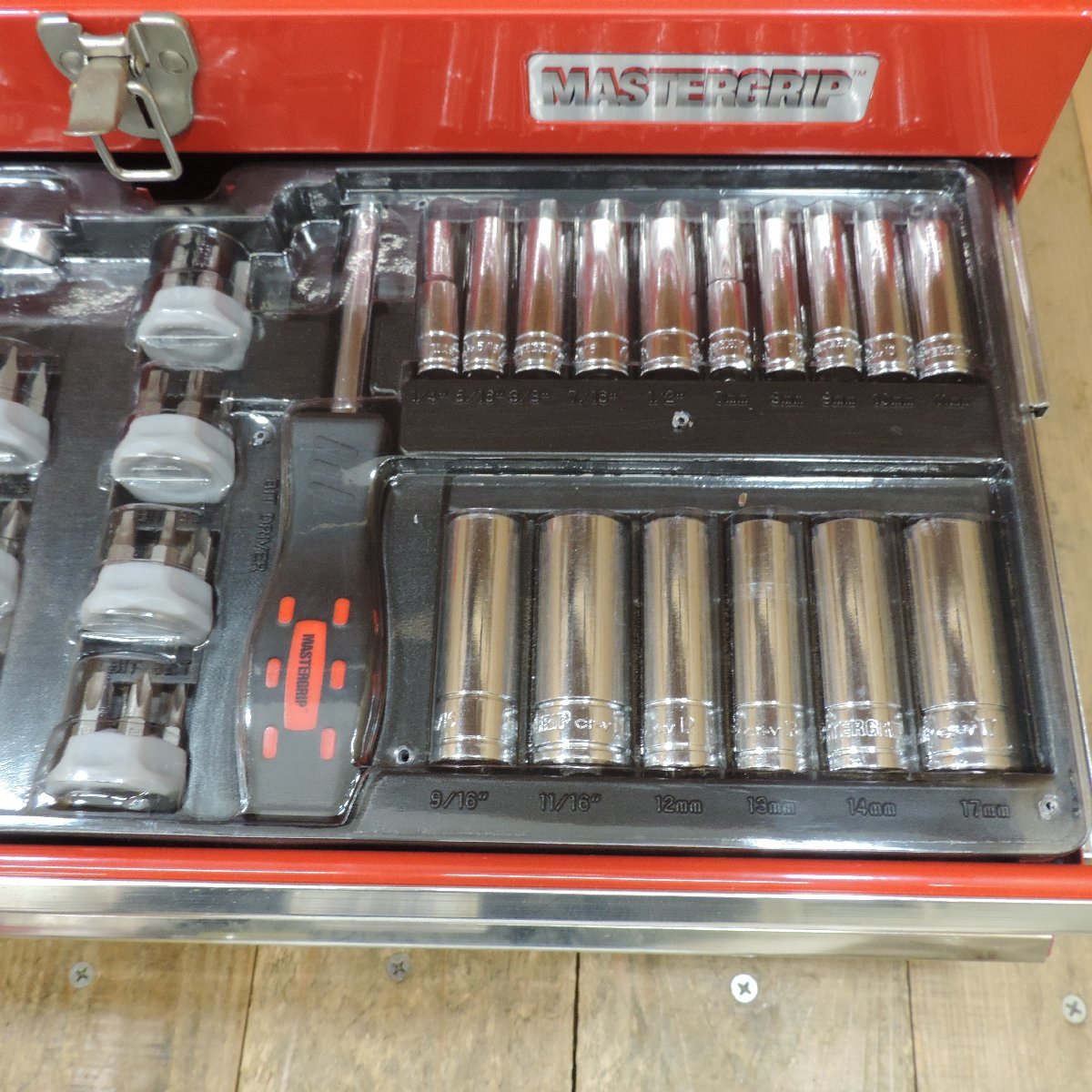 中古Aランク、美品】マスターグリップ/MASTERGRIP 工具セット 3段 