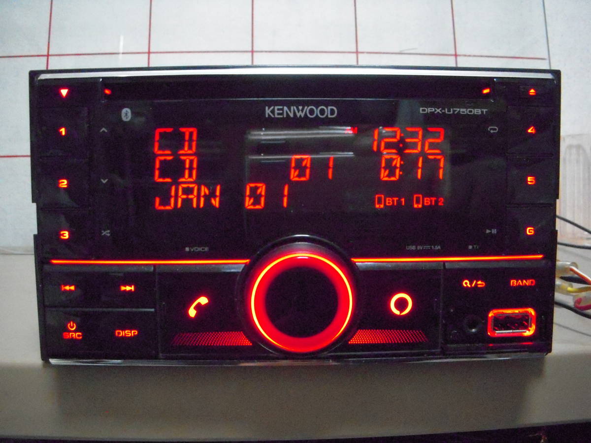 ケンウッド DPX-U750BT CD 2DIN KENWOOD Bluetooth オーディオ DPX
