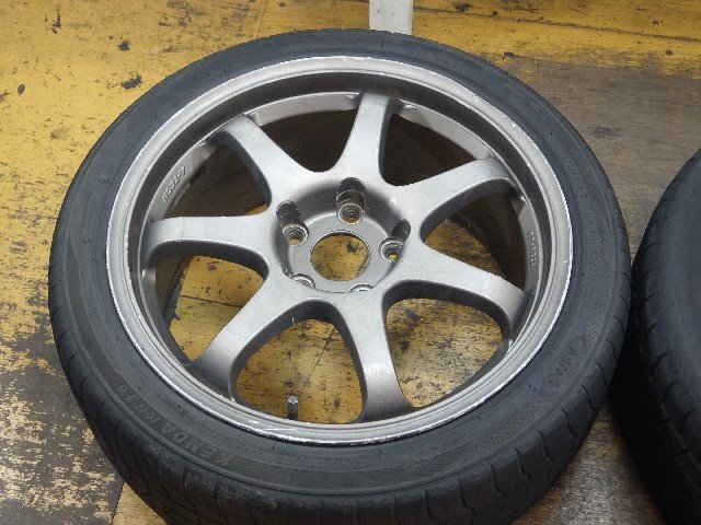 A-TECH FINAL SPEED ERASER 17インチ 8J+42 PCD114.3 5H 2本 タイヤ 
