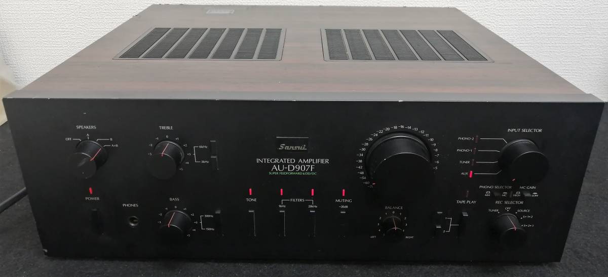 X41【出力可能ジャンク】Sansui プリメインアンプ AU-D907F / 山水