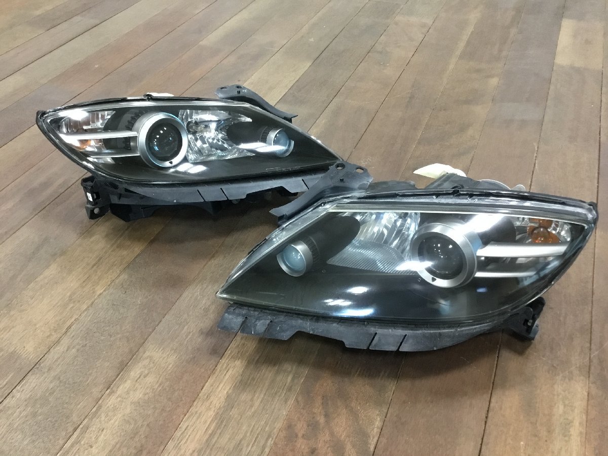 マツダ SE3P RX-8 純正 ヘッドライト HID KOITO 100-61014 左右セット　　　　　　2301566　　2I7-4　　理　