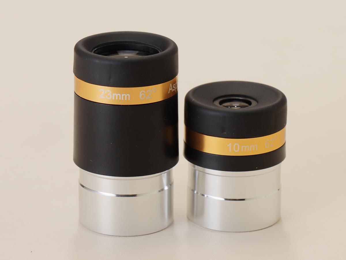 23mm 10mm 62° 非球面 広角アイピース 天体望遠鏡接眼レンズ 31.7mm 