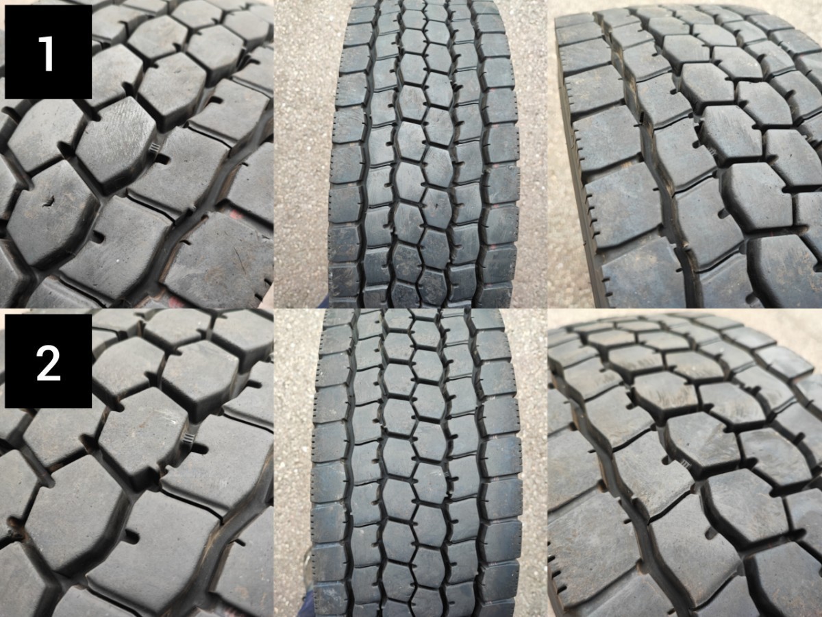 BRIDGESTONE】215/70R17.5 123/121J M888 ミックスタイヤ バリ山 6本