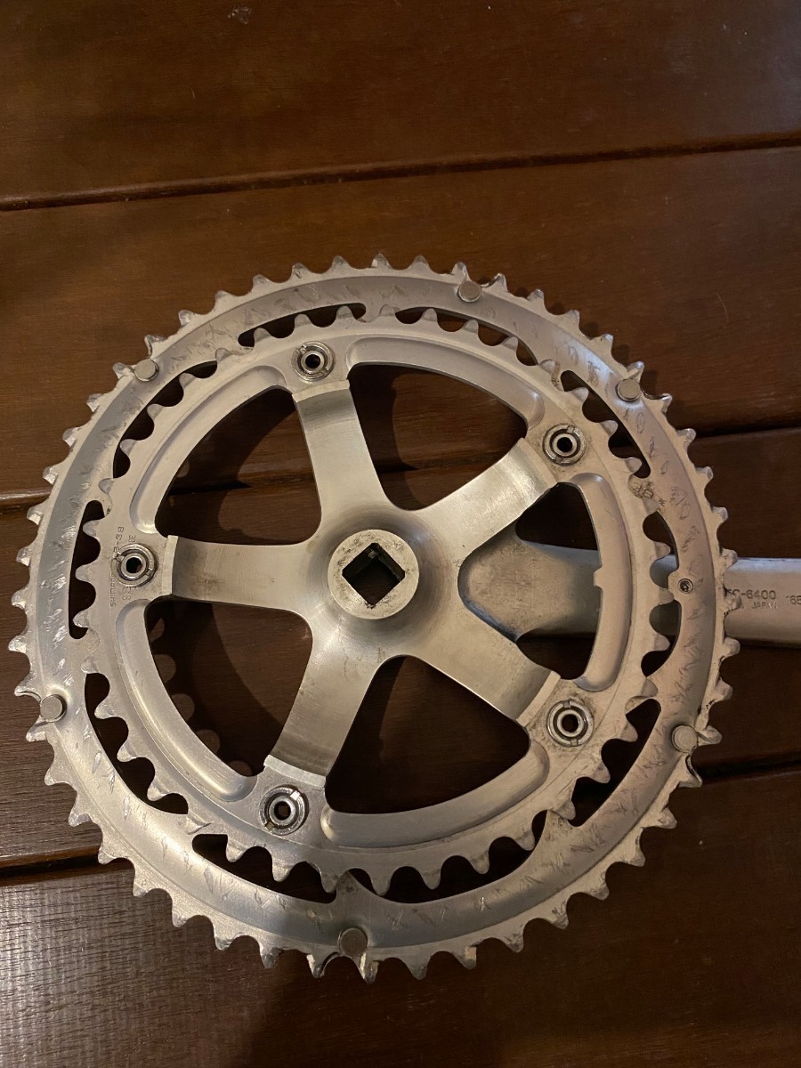 シマノ600クランク 165mm50ー39 SHIMANO クランクセット 165mm FC