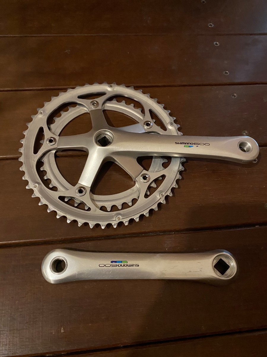 シマノ600クランク 165mm50ー39 SHIMANO クランクセット 165mm FC