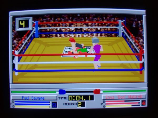 動作品】4D BOXING 4Dボクシング 富士通FM TOWNSのゲームソフト