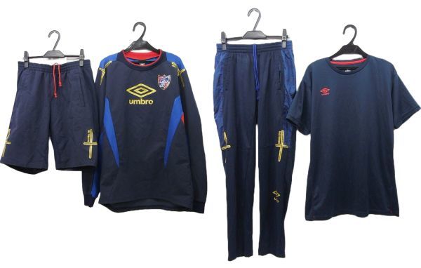 FC東京　アンブロ　パンツ UMBRO サッカーユニフォーム MLサイズ ブルー×レッド 0 (アンブロ