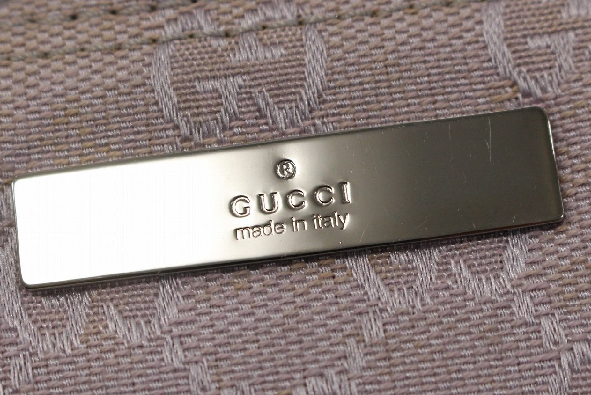 1円～】GUCCI グッチ GGキャンバス 07198 アクセサリーポーチ ミニ 