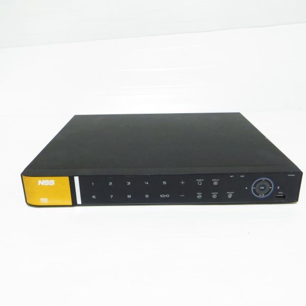 【お宝HIRO】NSS 防犯カメラ レコーダー NSD5016AHD-H 16ch用 AHD TVI フルHD 通電確認済み B-100