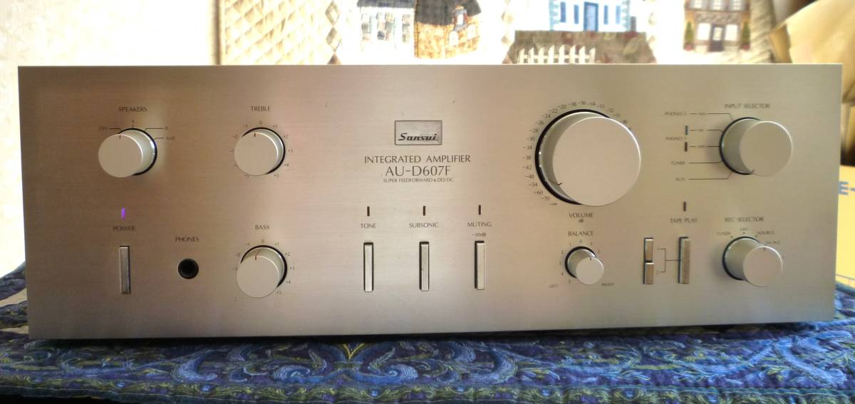 AU-D607F SANSUI プリメインアンプ 訳あり品 訳有 decade Sansui AU