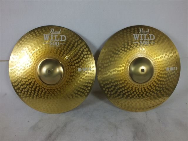 ☆ Pearl パール WILD500 HI-HAT シンバル 中古 現状品 230601B2127 