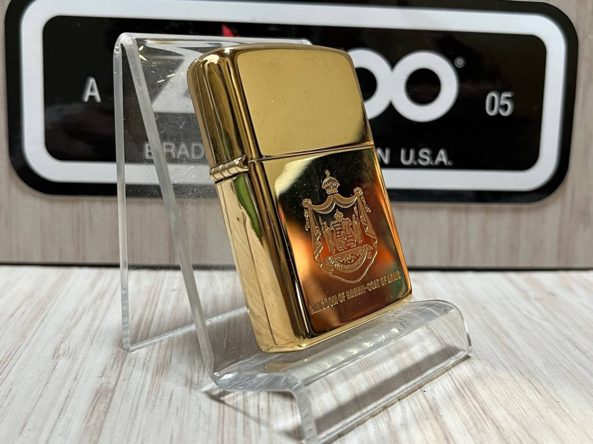 KINGDOM HAWAII スリムZIPPO 1984（zippo ハワイ HAWAI ゴールド 