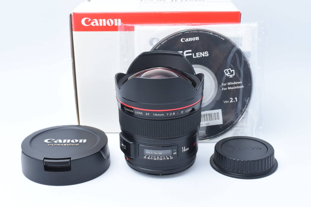Canon キャノン LENS EF 14mm F2.8 L II USM 美品Canon EF14mm F2.8L