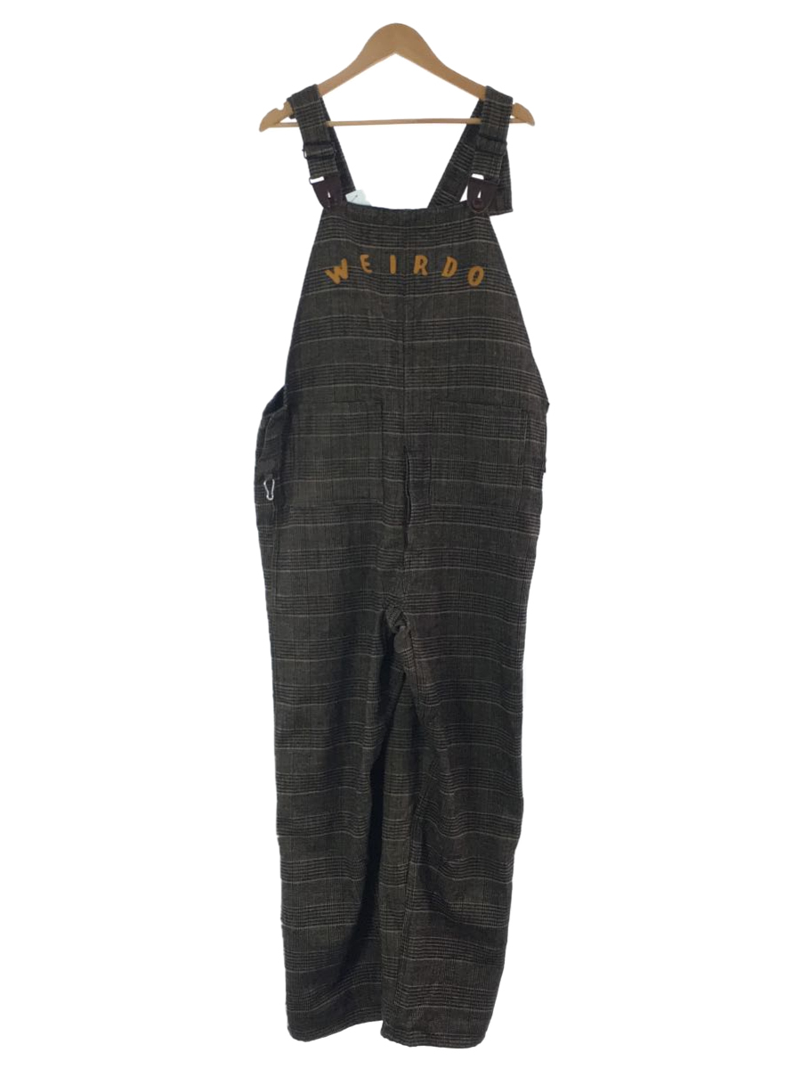 WEIRDO◆オーバーオール/XL/コットン/CHECK OVERALL
