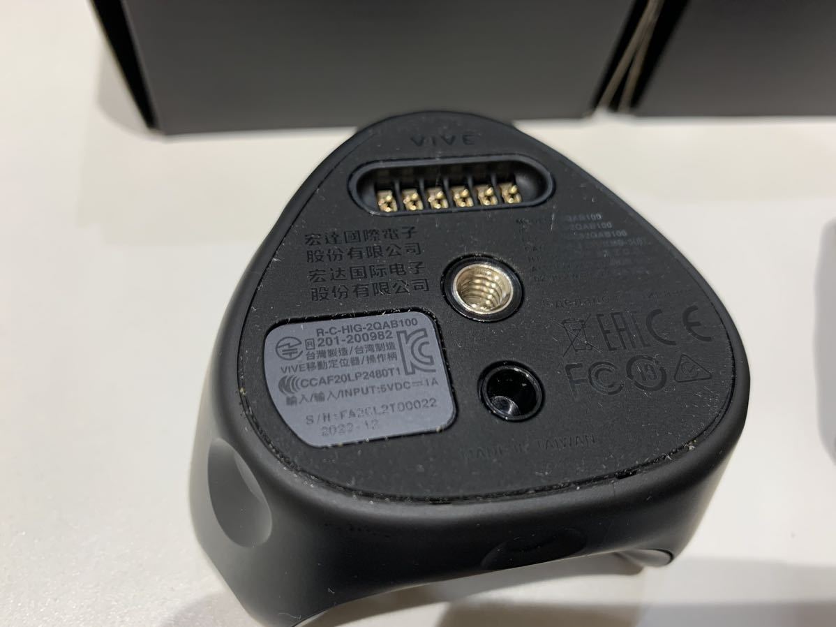 D1289-1】【中古品】VIVE トラッカー3.0 Tracker VR 3個セット ベルト 