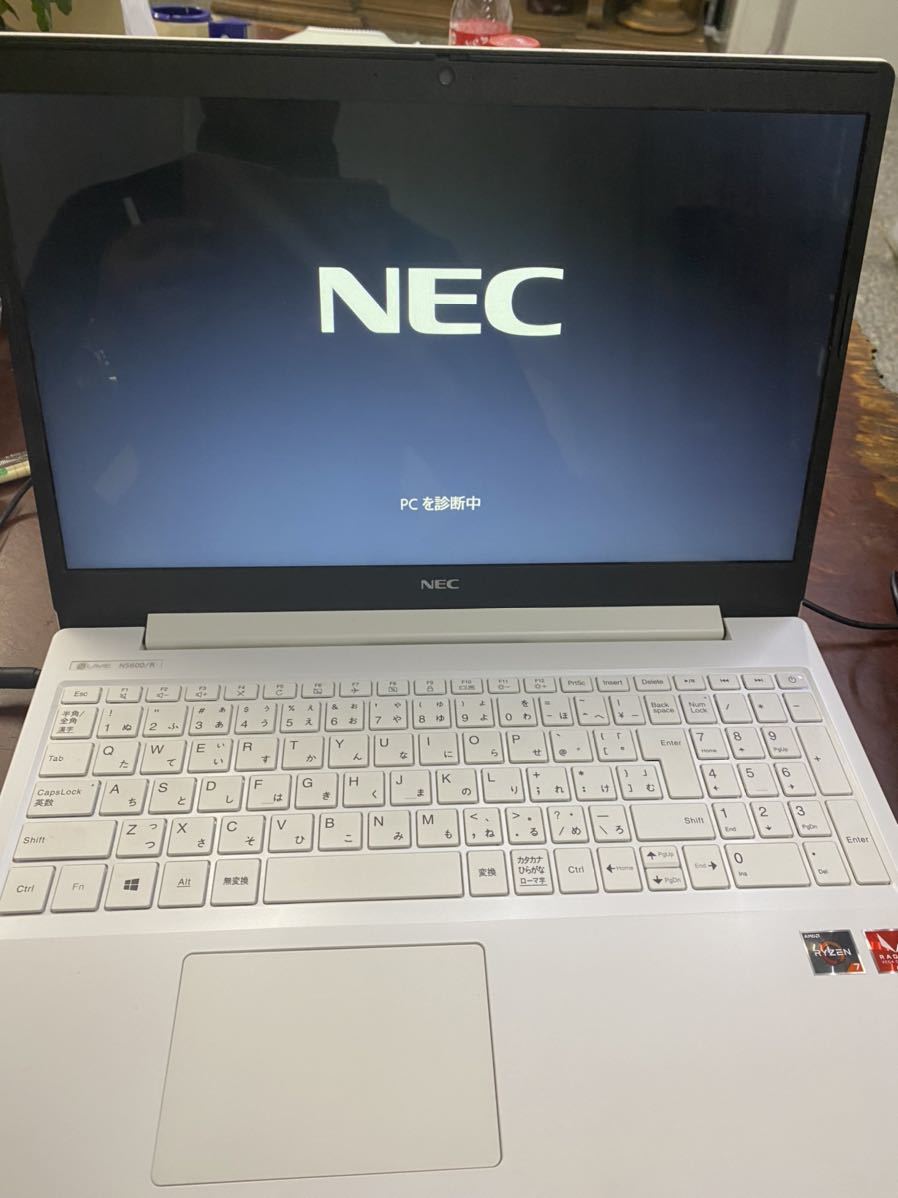 NEC ノートパソコン LAVIE NS600/R PC-NS600RAW 通電確認は行っており
