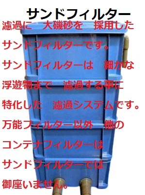 送料無料 32 万能フィルター ミニS 500L以下対応 水中ポンプ 濾過ウール 濾過砂 エーハイムホース 付き