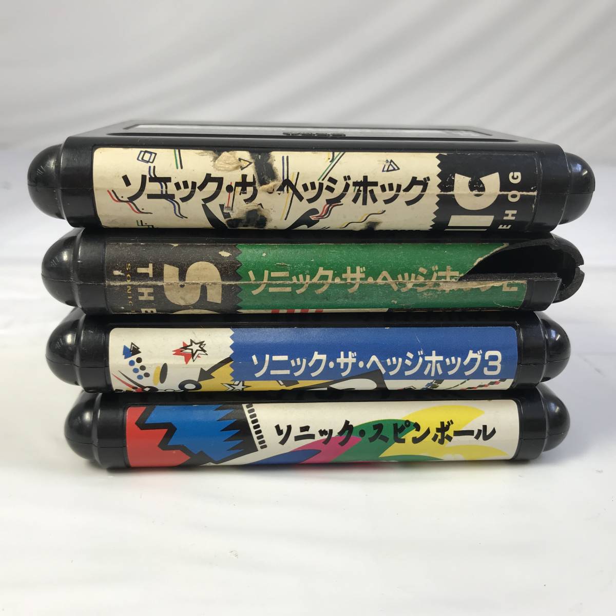 ◆【ジャンク】メガドライブソフト9本まとめ売りセット ソニック・ザ・ヘッジホッグ/アラジン/ドッジ弾平/スパイダーマン等◆H071202 ソニック・ザ・ヘッジホッグ メガドライブ MD