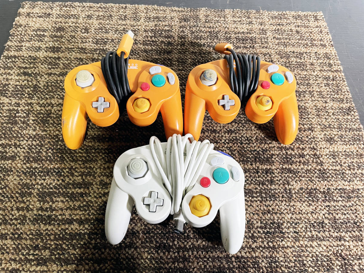 ☆ 中古☆Nintendo/ニンテンドー GAME CUBE コントローラー 3台セット